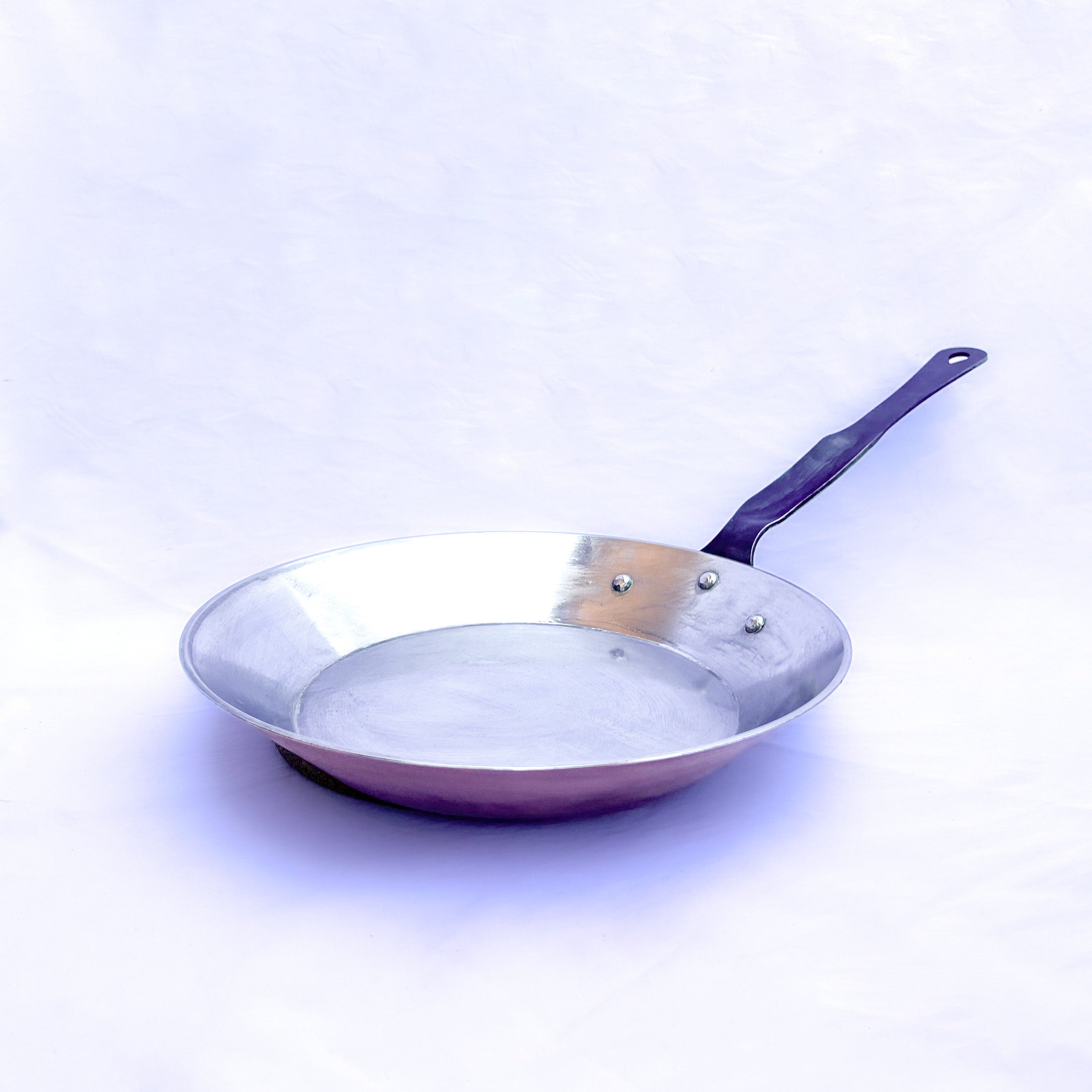 Spun Tin Lined Copper Pan Second Angle