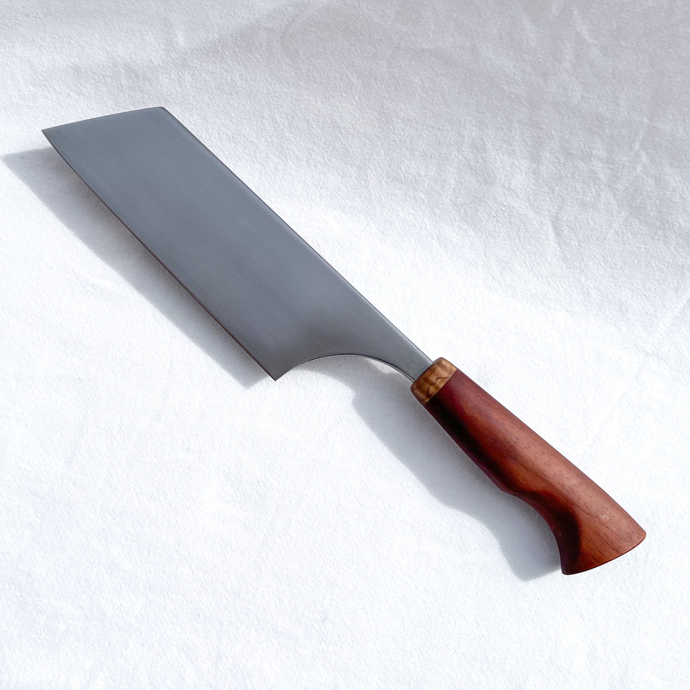 1084 Bunka, Mahogany and Curly Cherry Handle Reverse Side