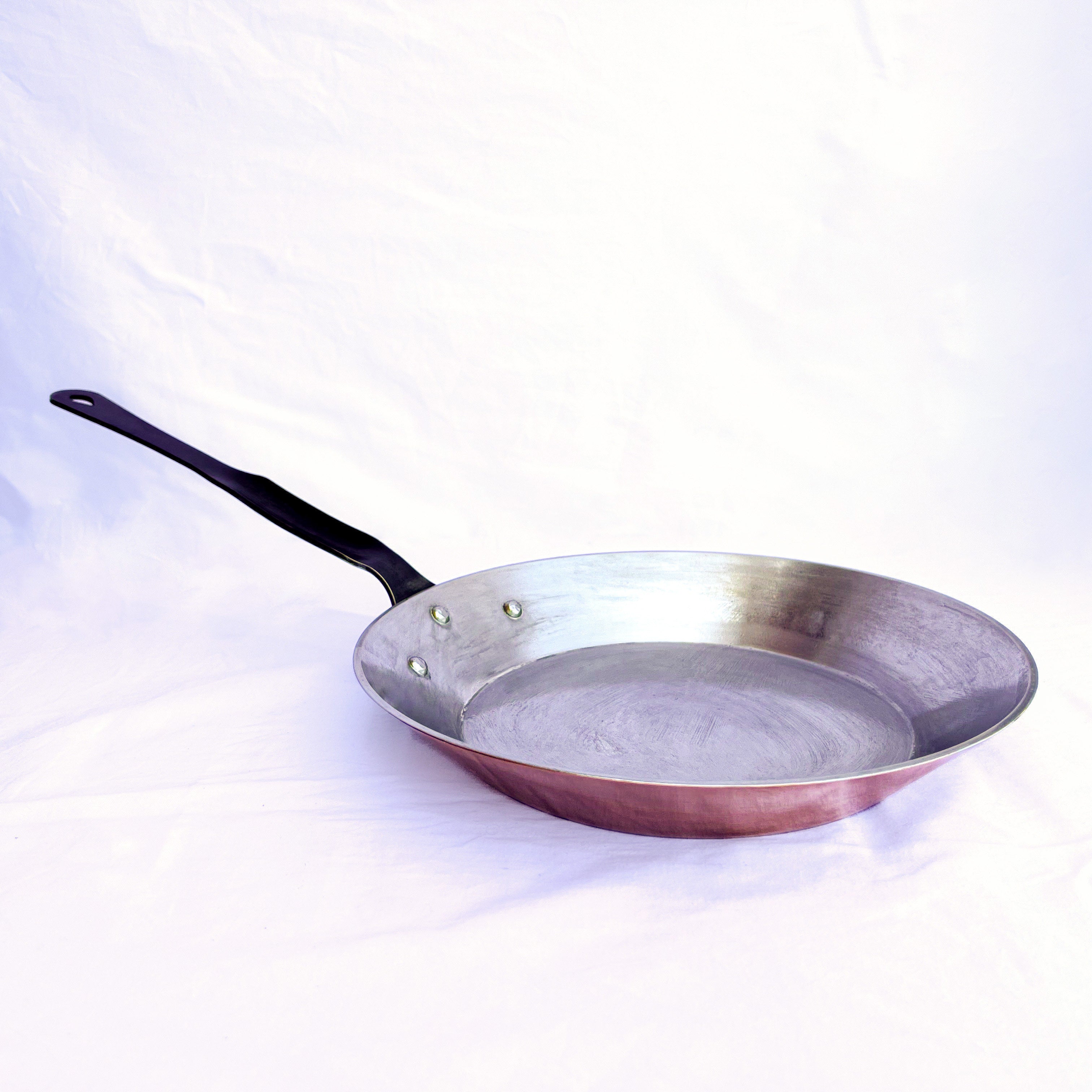 Spun Tin Lined Copper Pan